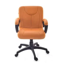 Da Urban Leatherette Deaver Camel Swivel Computer Task Chair with Armrests-picture-36