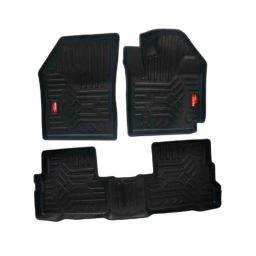 PRUVU 3 Pcs TPE Black Car Floor Mats Set for TATA Punch 2021 , PRU-TFM 002-picture-35