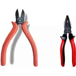 Sky Blue 2 Pcs 7.8 inch Lineman Plier Combo, SBE_PLIER_COMBO_MOD_00794-picture-0