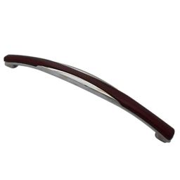 RAB Megna 224mm Zinc Walnut Wardrobe Pull Handle (Pack of 3)-image-46