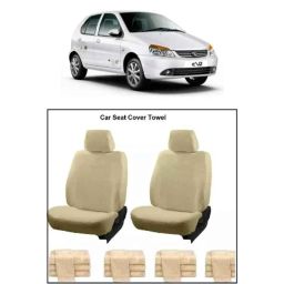 Oscar Beige Aut-Sn-4252 Towel 1 Pcs\\Set Tata Indica Car Seat Cover-picture-4