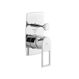 Cera Winslet Metal Single Lever 5 Way Concealed Diverter with Metal Sheet Flange Exposed Part, F1099712-18