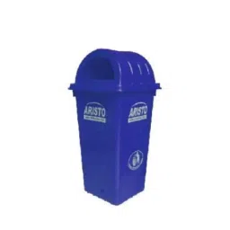 Aristo 60L Plastic Blue Waste Bin with Dome Lid-picture-48