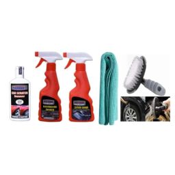 Indopower Ff1069 Leather Shiner Spray, Dashboard Shiner Spray, 1Pc Car Microfiber Cloth, Scratch Remover , All Tyre Cleaning Brush Kit, AHh1073-image-89