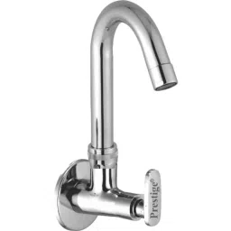 Prestige Snow Brass Chrome Finish Silver Sink Cock-21