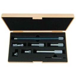 Mitutoyo 50-500mm Carbide Tipped Face Tubular Vernier Inside Micrometer with 6 Pcs Extension Rod, 137-208-image-72