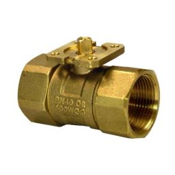 Siemens DN32 PN40 2 Way Brass Ball Valve with Internal Thread, VAI61.32-16-34