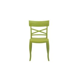 Supreme Cruz Wooden Looks Plastic Moss Green Chair without Arm (Pack of 4)-picture-6