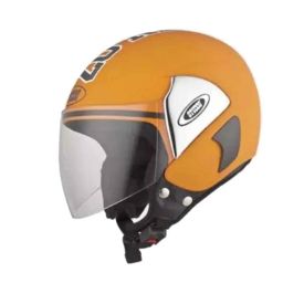 Studds Cub 07 Decor Expanded Polystyrene Orange Open Face Open Face Helmet, Size: Xtra Large-picture-47