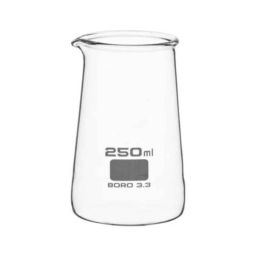 ABGIL 250ml Borosilicate Glass Conical Beaker with Spout, ABG729-8