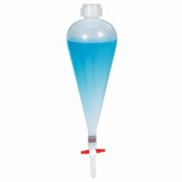 New Verma 100ml Polypropylene Conical Separatory Funnel-2
