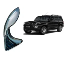 SureStrive ABS Black Front Left Side Fender Angle View Bonnet Blind Mirror for Mahindra Scorpio 2020 Model image 2