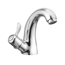 Oleanna MC-14SN Magic Brass Silver Chrome Finish Swan Neck Tap-image-8