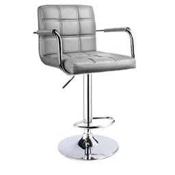 Furniturstation Leatherette ENN Light Grey Bar Stool, SB-BR-01-LGY-picture-12