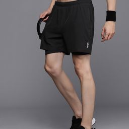 hrx by hrithik roshan Solid Men Black Sports Shorts-picture-37