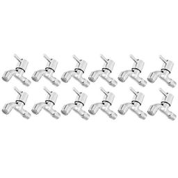 Zesta Turbo Stainless Steel Chrome Finish Bib Cock with Flange, Size: Standard (Pack of 12)-picture-30