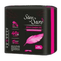 Stay Sure Comfort 40 Pcs Double Extra Large Cotton Sanitary Pad Set-48