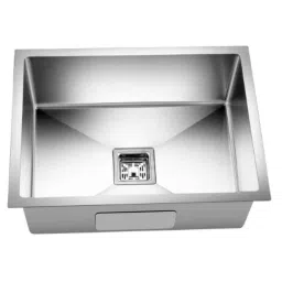 WaveBlack 20x17x9 inch 304 Stainless Steel Matt Finish Single Bowl Kitchen Sink with Square Coupling, WBSB-2017-NEW-image-99