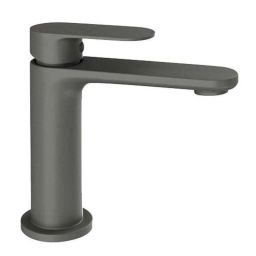 Jaquar Opal Prime Graphite	 Single Lever Basin Mixer with 450mm Braided Hose, OPP-GRF-15011BPM-picture-1