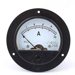 New Verma 0-2A Analog Round Shape Dial Panel Ampere Ammeter with Zero Setting-25