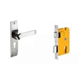 Dorset HL Series Hale 8 inch Stainless Steel Door Handle Lock Set with Mortise Latch (Pack of 3)-picture-29