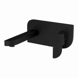 Jaquar Alive Black Matt Single Lever Basin Mixer Wall Mounted Kit, ALI-BLM-85233N-picture-28