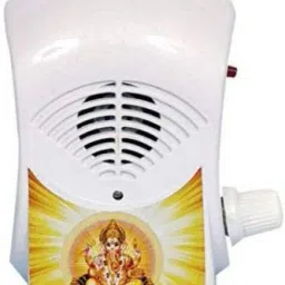 Hindu Religious Continuous Sound 35 in 1 Types Plug N Play Om Gayatri Mantra/mahamrityunjaya Mantra Machine Spiritual Pooja Chanting Bell with Electric Led Light Plastic Pooja Bell-image-2
