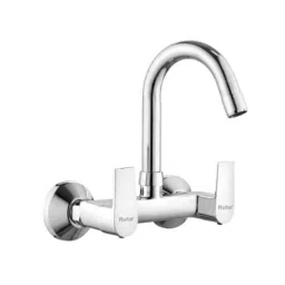 Ruhe Elixir Brass Chrome Finish Sink Mixer with 12 inch Round Swivel Spout, 11-0114-RS-picture-26