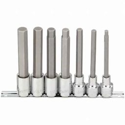 Westward 1/2x1/2 inch Steel Socket Bit Set, 54TM84-picture-23