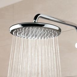 Heavy quality ultra slim shower stainless steel in circular shape Fixed Mount-image-9