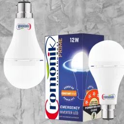(Pack of 2)-Advanced Rechargeable 12W LED Bulb 4 hrs Bulb Emergency Light-picture-7