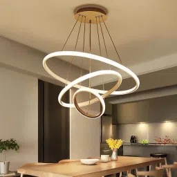 Blissbells modern 3 ring light gold chandelier Ceiling Light Ceiling Lamp-28