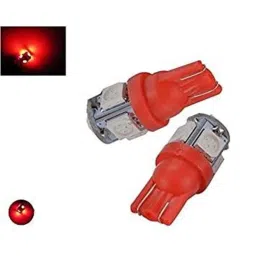 AOW 5 SMD (RED) LED Parking Bulb Pilot Light/License Plate car Lights for Tata Indica Xeta (PAIR/DC-12V)-44
