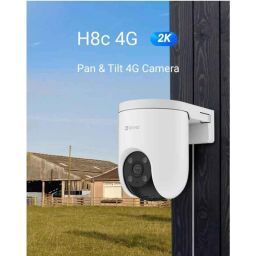 EZVIZ H8C 4G 2K Pan &a; Tilt Camera with AI Powered Human Detection, Color Night Vision, Two Way Talk, Weatherproof Design &a; All SIM Support image 2