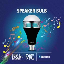 Halonix Prime 9W B22 Cool Day White LED Bulb with Bluetooth Speaker, HLNX-SPKR-9WB22 image 3