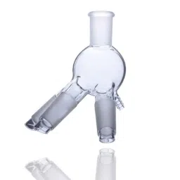 ABGIL B-24 Borosilicate 3.3 Glass Cow Type Distilling Receiver Adapter, ABG678-7