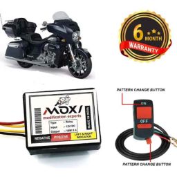Auto Pearl 12V Black Front &a; Rear Flasher Indicator Light with Switch for Roadmaster-picture-2