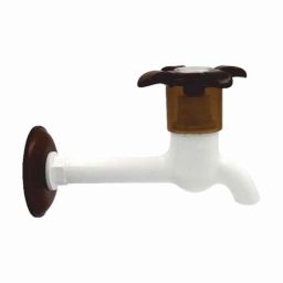 APL Apollo Glory ABS White Long Body Bib Cock with Flange, TP296-picture-42