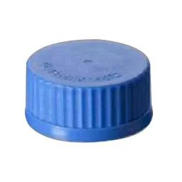 Glassco Polypropylene Blue Screw Cap for Bottle, 275.205.01 (Pack of 10)-10