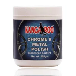 Kangaroo 200g Chrome &a; Metal Polish for Copper, Brass, Bronze, Gold, Nickel &a; Stainless Steel-picture-0