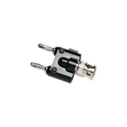 Fluke BP880 500V Silver &a; Black BNC Female To Double Stacking Banana Plug, 2150594-34