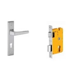 Dorset HL Series Atina 8 inch Stainless Steel Door Handle Lock Set with Mortise Latch (Pack of 2)-picture-47