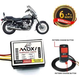 Auto Pearl 12V Black Front &a; Rear Flasher Indicator Light with Switch for Bajaj Avenger 220 DTS-i-picture-36