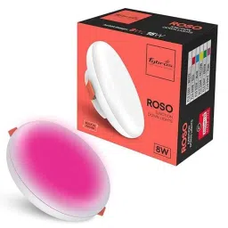 Fybros Roso 8W Polycarbonate Pink Round Junction LED Downlight, FLS5342A-24