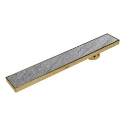 Ruhe 48x4 inch Stainless Steel 304 Yellow Gold PVD Coated Marble Insert Shower Drain Channel, 16-0218-14-picture-5