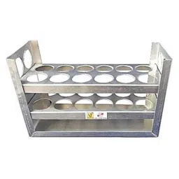 Lab Junction 15mm 12 Hole Aluminium Test Tube Stand, LJ-1503-30