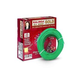 Kalinga Gold 1 Sq mm Green FR PVC Housing Wire, Length: 90 m-image-20