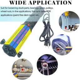 Voltz IH 1000W 220V Electromagnetic Flameless Induction Heater Tool with 8 Coils, Handheld Bolt Removal Rusty Screw Remover Set image 2