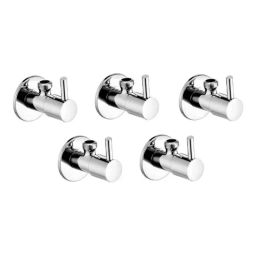 Fastgear Turbo Brass Silver Chrome Finish Angle Valve, FG949 (Pack of 5)-image-84