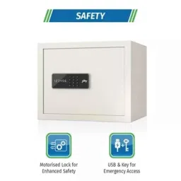 Godrej Nx Pro 30L Ivory Digital Home Locker with Pin Code &a; Key Access (Tijori) image 5